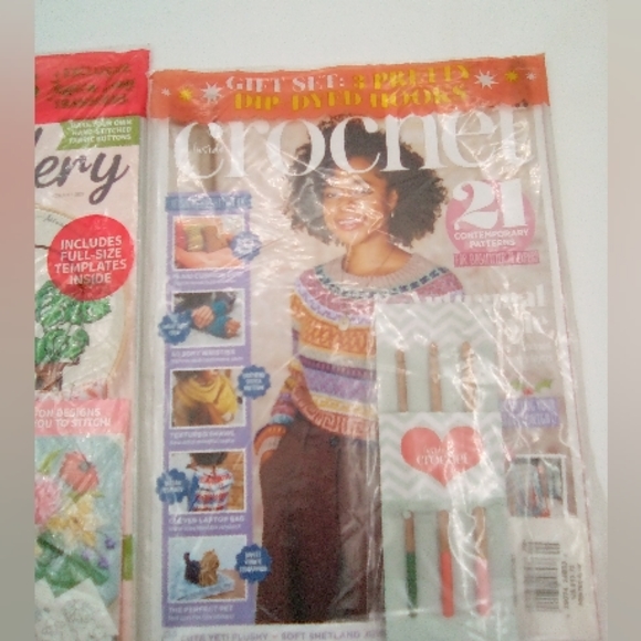 Embroidery and Crochet Craft Magazines. - Picture 2 of 4